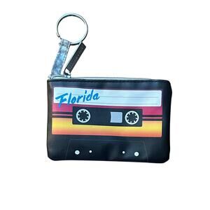 Starbucks Florida Card Pouch Keychain Zip Coin Purse Wallet